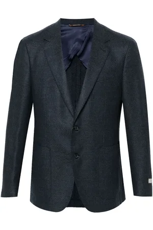 CANALI Blazer de punto de intarsia