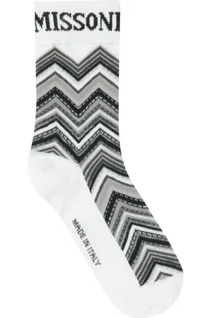 Missoni Calcetines con logo en intarsia