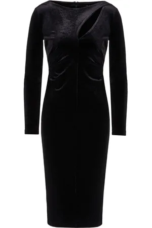 Armani Exchange Vestido midi con aberturas
