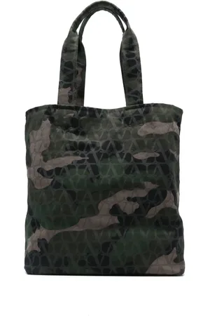VALENTINO GARAVANI Bolso shopper con motivo militar