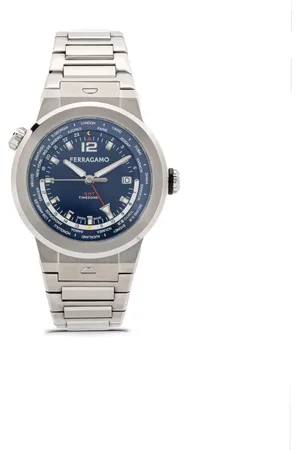 Salvatore Ferragamo Reloj F-80 WorldTime de 43 mm