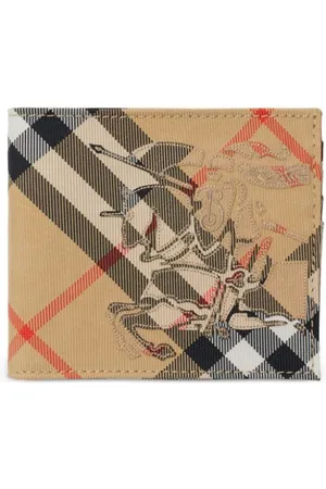Burberry Cartera plegable a cuadros EKD