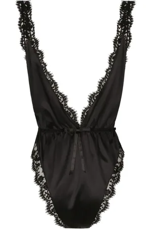 Dolce & Gabbana Body con borde de encaje