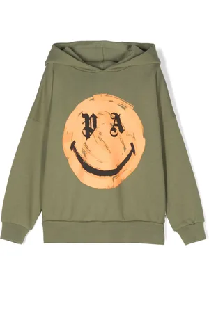 Palm Angels Sudadera con logo estampado de x Smiley