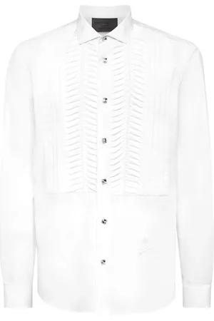 Philipp Plein Camisa Black Tie de manga larga
