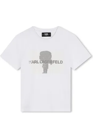 Karl Lagerfeld Camiseta de algodón Ikon