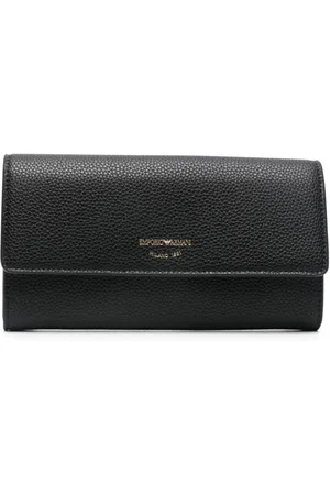 Emporio Armani Cartera con logo en relieve