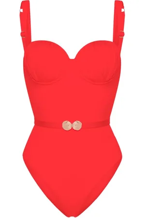 Noire Swimwear Bañador estilo balconette fruncido
