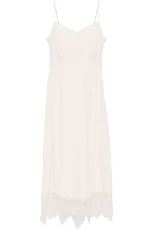 Simone Rocha Slip dress con ribete de encaje