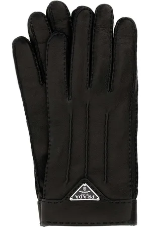Prada Guantes con detalle de costuras