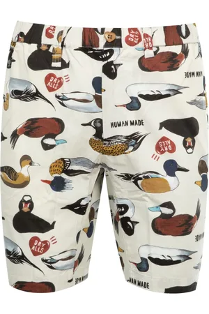 HUMAN MADE Bermudas con patos estampados