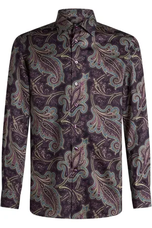 Etro Camisa con estampado de cachemira