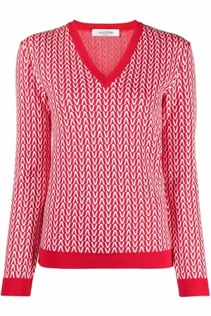 VALENTINO GARAVANI Jersey en intarsia con VLogo