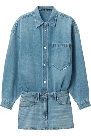 Alexander Wang Vestido camisero de manga larga