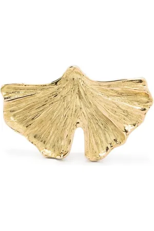 Aurélie Bidermann 18kt yellow gold mini Ginkgo single earring