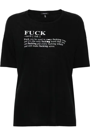 R13 Camiseta con eslogan estampado