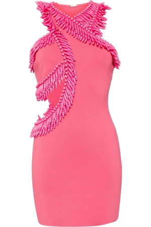 Cult Gaia Vestido con detalle de cuentas