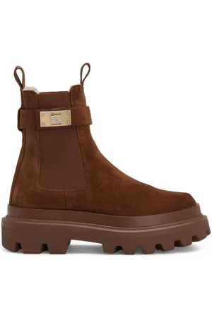 Dolce & Gabbana Botines con tira del logo