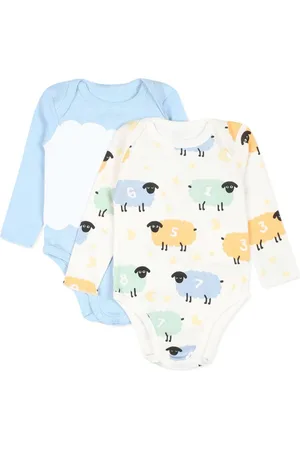 Stella McCartney Set de dos bodies con oveja estampada