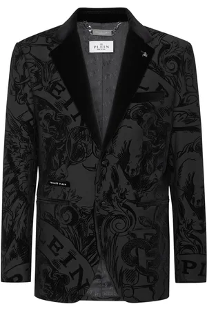 Philipp Plein Blazer con estampado gráfico