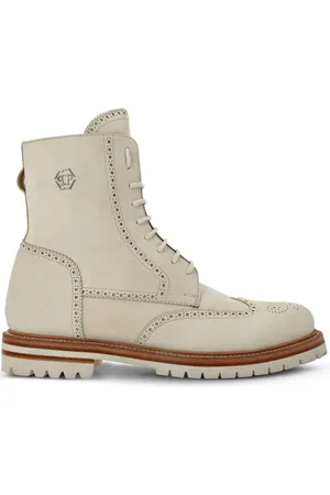 Philipp Plein Botas de piel de nobuk