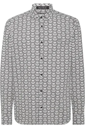 Philipp Plein Camisa con monograma estampado