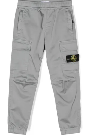 Stone Island Pantalones cargo con distintivo Compass