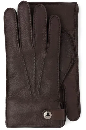 Prada Guantes con apliques de presión