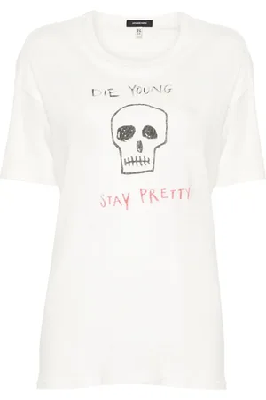 R13 Camiseta con eslogan estampado