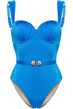 Noire Swimwear Bañador estilo balconette fruncido