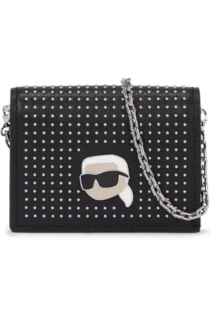 Karl Lagerfeld Bandolera de cuero Ikon