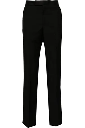 Alexander McQueen Pantalones de vestir lisos