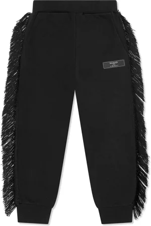 Balmain Pantalones joggers con flecos