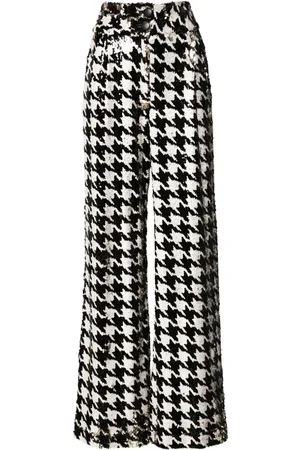 MITILIANE COUTURE Pantalones con motivo pied de poule