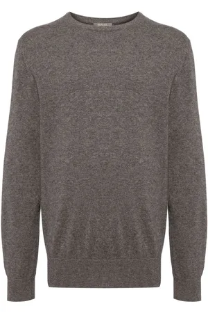 N.PEAL Jersey Oxford con cuello redondo
