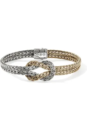 John Hardy Pulsera Love Knot en oro amarillo de 14 ct