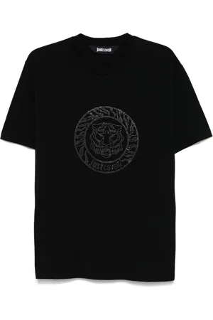 Roberto Cavalli Camiseta con logo Tiger