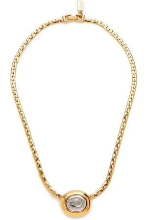 Saint Laurent Collar con colgante de strass