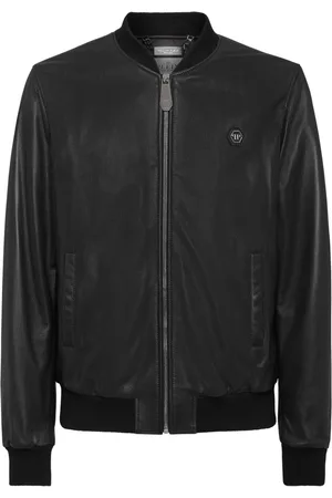 Philipp Plein Chaqueta con parche del logo