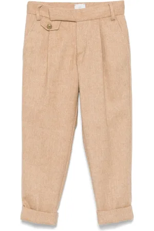 ELEVENTY Pantalones con motivo de espiga