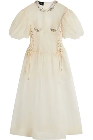 Simone Rocha Vestido acampanado estilo corsé
