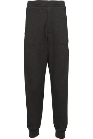Alexander McQueen Pantalones de chándal de algodón ajustados