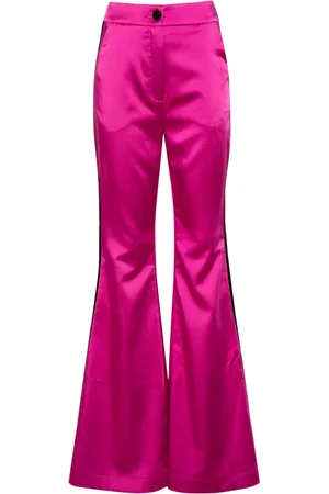 MITILIANE COUTURE Pantalones acampanados con aplique lateral