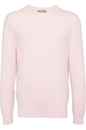 N.PEAL Jersey Oxford con cuello redondo
