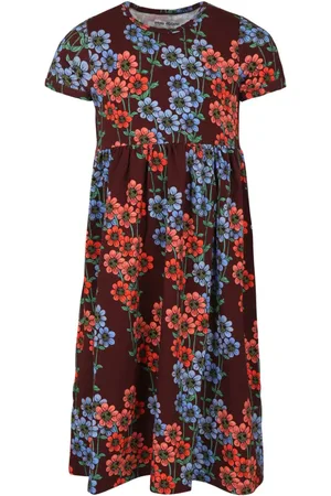 Mini Rodini Vestido midi con estampado floral