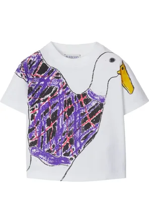 Burberry Camiseta con ganso estampado