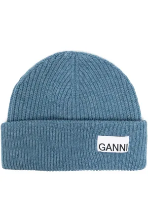 Ganni Gorro con parche del logo