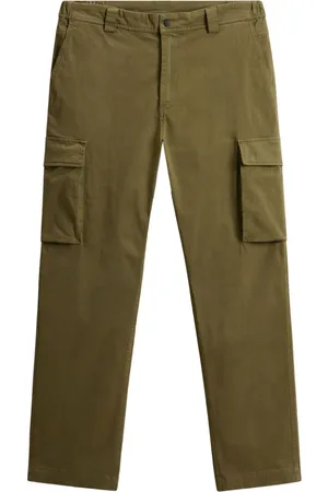Woolrich Pantalones cargo con motivo teñido
