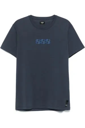 Fendi Camiseta con bordado FF Labyrinth