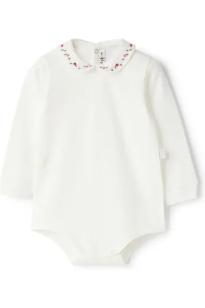 Il gufo Pelele con bordado floral